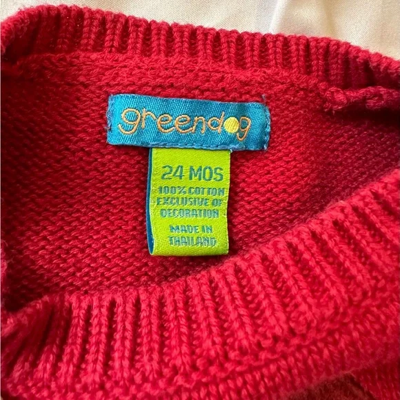Greendog Teddy bear Christmas sweater - Picture 4 of 6